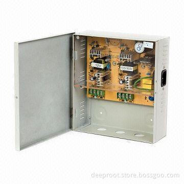 4-channel Output Power Supply for CCTV Cameras, Adjustable Voltage with 60W Maximum Output Power